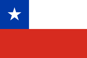 The flag of Chile.