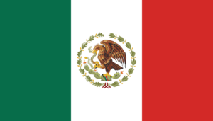 The flag of Mexico.