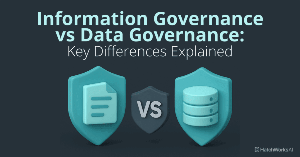 Learn the key differences between information governance and data governance, their roles, and how they impact compliance and data quality.