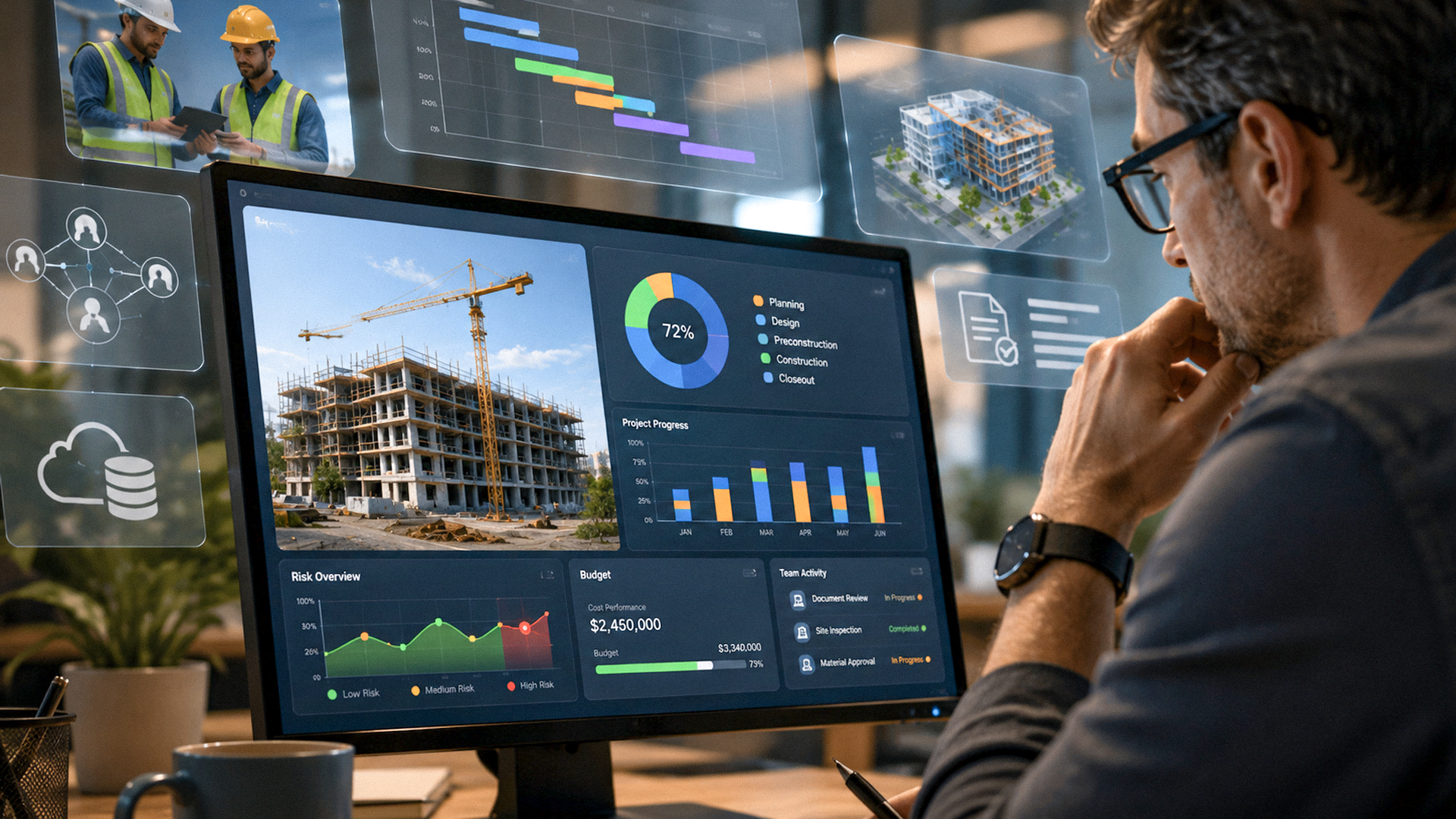 AI strategy and modern data foundation for a leading general contractor, delivered by HatchWorks AI