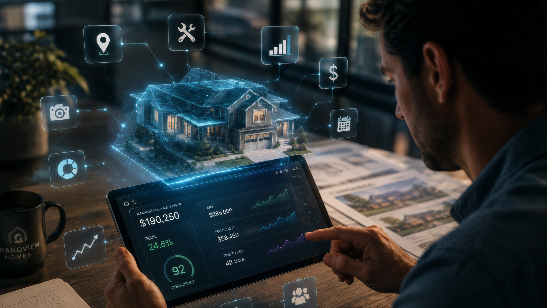 Grandview Homes, a real estate business underwriting deals with machine learning inside Salesforce
