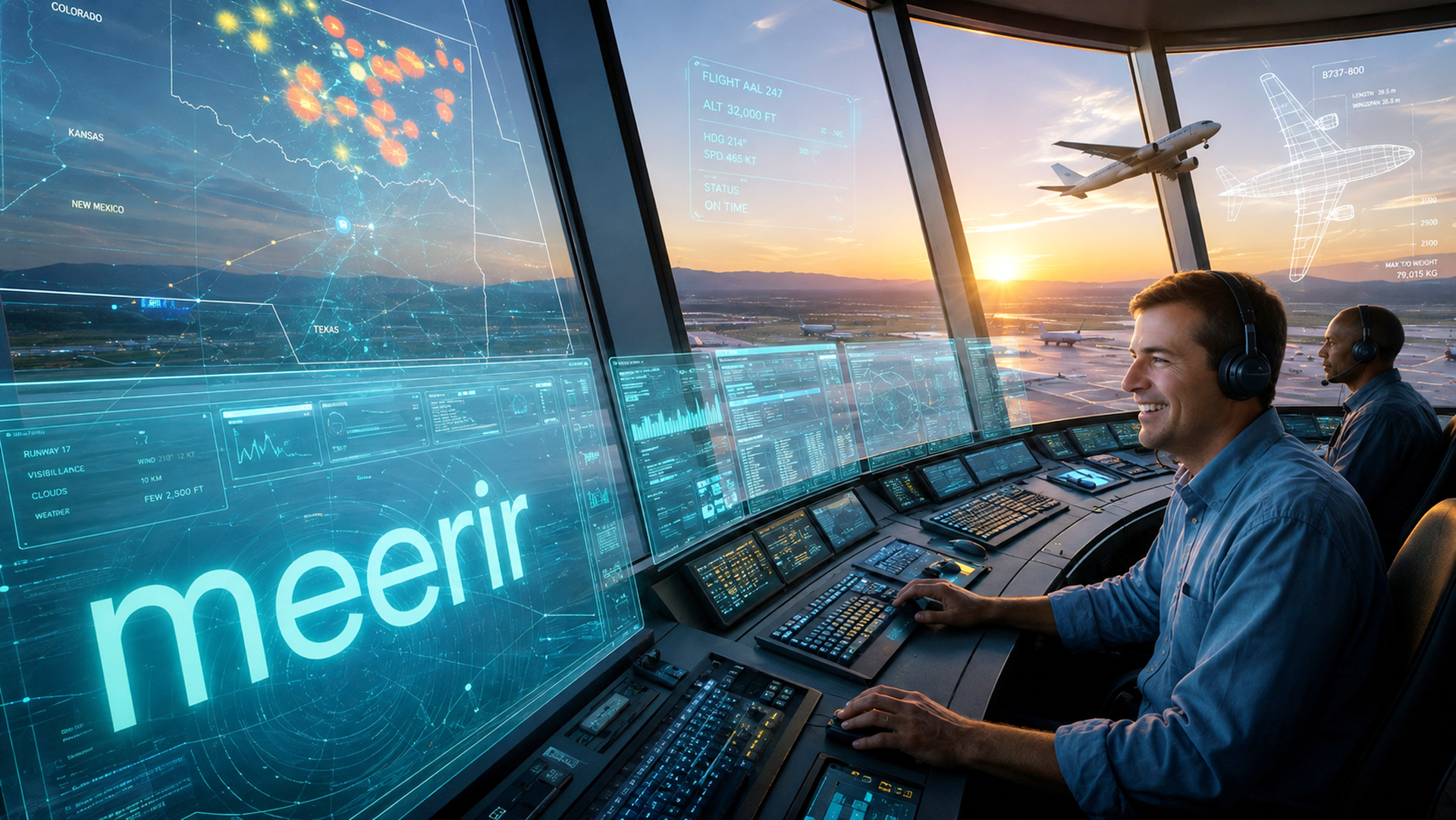 Meerir, the AI airspace insights product HatchWorks built with DronePort Network