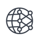Digital Transformation Globe icon Digital Transformation Globe icon